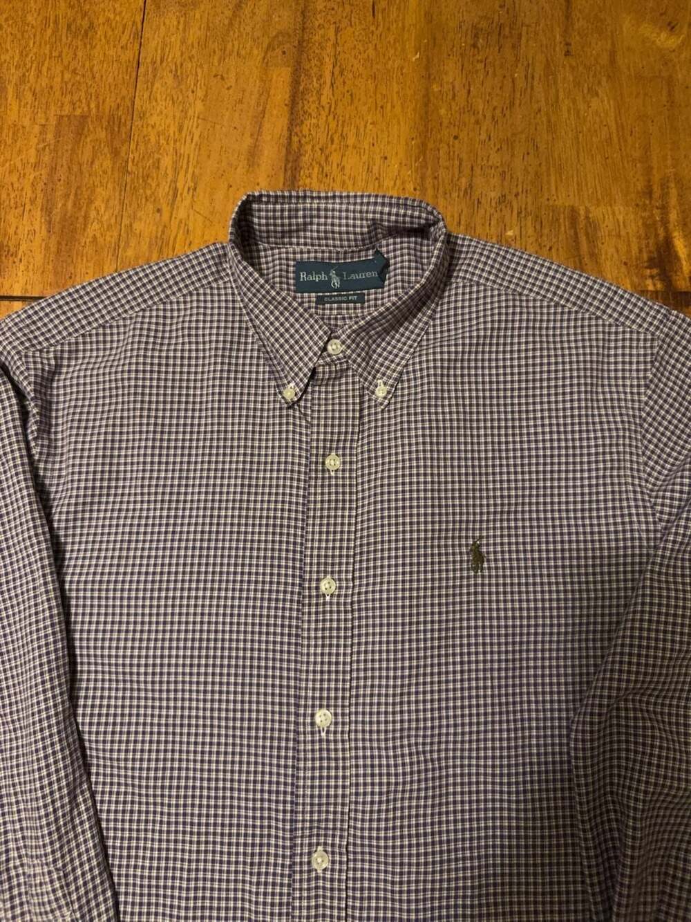 Ralph Lauren Classic Fit Gingham Button Down Shirt